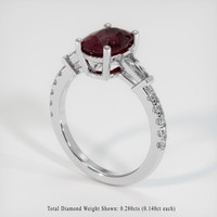 2.38 Ct. Gemstone Ring, Platinum 950 2