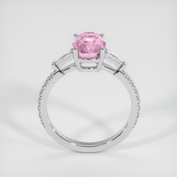 3.04 Ct. Pink Sapphire Ring, Platinum 950 3