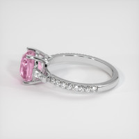 3.04 Ct. Pink Sapphire Ring, Platinum 950 4