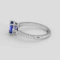 1.64 Ct. Blue Sapphire Ring, Platinum 950 4