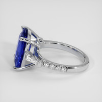 5.56 Ct. Blue Sapphire Ring, Platinum 950 4