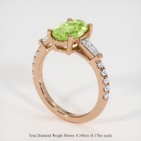 1.82 Ct. Gemstone Ring, 14K Rose Gold 2