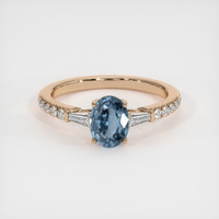 1.20 Ct. Gemstone Ring, 14K Rose Gold 1