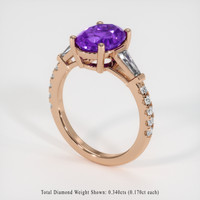 1.97 Ct. Gemstone Ring, 14K Rose Gold 2