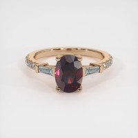 2.38 Ct. Gemstone Ring, 14K Rose Gold 1