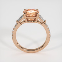 1.85 Ct. Padparadscha Sapphire Ring, 14K Rose Gold 3
