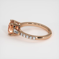 1.85 Ct. Padparadscha Sapphire Ring, 18K Rose Gold 4