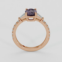 1.28 Ct. Color Change Sapphire Ring, 18K Rose Gold 3