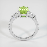 1.82 Ct. Green Tourmaline Ring, 10K White Gold 3