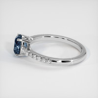 1.20 Ct. Gemstone Ring, 14K White Gold 4