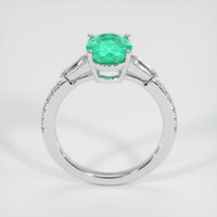 1.64 Ct. Emerald Ring, 18K White Gold 3