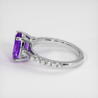 1.97 Ct. Gemstone Ring, 18K White Gold 4