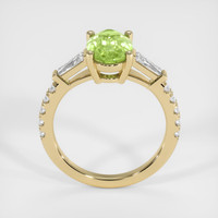 1.82 Ct. Green Tourmaline Ring, 10K Yellow Gold 3