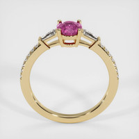 0.78 Ct. Pink Sapphire Ring, 14K Yellow Gold 3