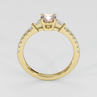 0.60 Ct. Padparadscha Sapphire Ring, 14K Yellow Gold 3