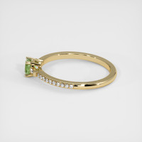 0.58 Ct. Sapphire Ring, 14K Yellow Gold 4