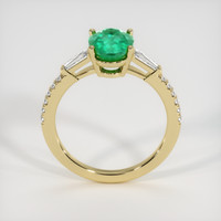 1.62 Ct. Emerald Ring, 18K Yellow Gold 3