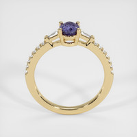 0.75 Ct. Violet Sapphire Ring, 18K Yellow Gold 3