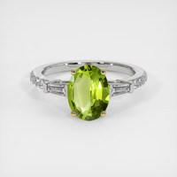 1.47 Ct. Gemstone Ring, 14K Yellow & White 1