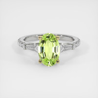 1.82 Ct. Gemstone Ring, 14K Yellow & White 1