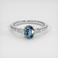 1.20 Ct. Gemstone Ring, 14K Yellow & White 1