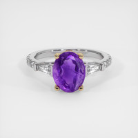 1.97 Ct. Gemstone Ring, 14K Yellow & White 1