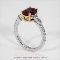 2.38 Ct. Gemstone Ring, 18K Yellow & White 2