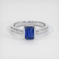 1.20 Ct. Sapphire Ring, Platinum 950 1