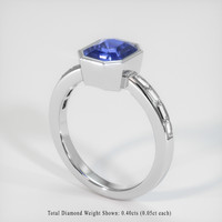 2.08 Ct. Sapphire Ring, Platinum 950 2