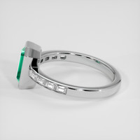 1.02 Ct. Emerald Ring, Platinum 950 4