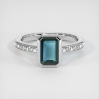 1.08 Ct. Gemstone Ring, Platinum 950 1