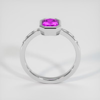 1.71 Ct. Pinkish Purple Sapphire Ring, Platinum 950 3