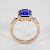 3.92 Ct. Blue Sapphire Ring, 14K Rose Gold 3