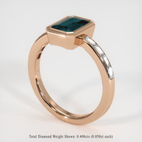 1.08 Ct. Gemstone Ring, 14K Rose Gold 2