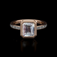 2.00 Ct. Gemstone Ring, 14K Rose Gold 1