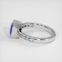 2.08 Ct. Sapphire Ring, 14K White Gold 4