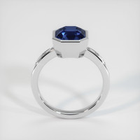 3.22 Ct. Sapphire Ring, 14K White Gold 3