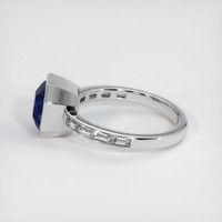 3.22 Ct. Sapphire Ring, 14K White Gold 4