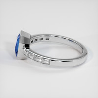 1.49 Ct. Bi Color Sapphire Ring, 14K White Gold 4