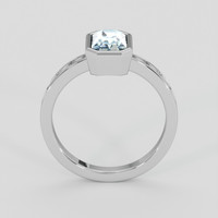 2.13 Ct. Bi Color / Parti Sapphire Ring, 14K White Gold 3