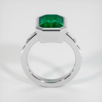 3.54 Ct. Emerald Ring, 18K White Gold 3