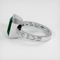 3.54 Ct. Emerald Ring, 18K White Gold 4