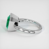 4.21 Ct. Emerald Ring, 18K White Gold 4
