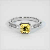 1.48 Ct. Sapphire Ring, 18K White Gold 1