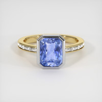 5.01 Ct. Sapphire Ring, 18K White & Yellow 1