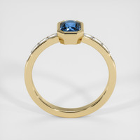 1.01 Ct. Blue Sapphire Ring, 10K Yellow Gold 3