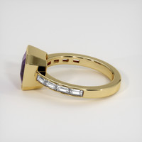 2.50 Ct. Purple Sapphire Ring, 10K Yellow Gold 4