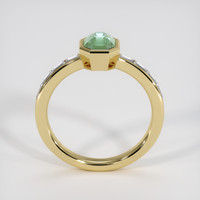 1.54 Ct. Green Sapphire Ring, 10K Yellow Gold 3