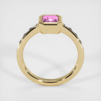 1.04 Ct. Pink Sapphire Ring, 14K Yellow Gold 3