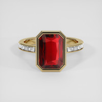 4.02 Ct. Ruby Ring, 14K Yellow Gold 1
